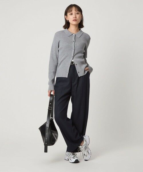 green label relaxing / グリーンレーベル リラクシング スラックス・ドレスパンツ | ［size SHORT/TALLあり］スラブ ワイド ストレート パンツ | 詳細26