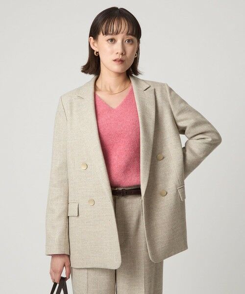 green label relaxing / グリーンレーベル リラクシング テーラードジャケット | ［size SHORTあり］スラブ ダブル ジャケット | 詳細6