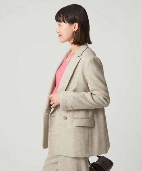 green label relaxing / グリーンレーベル リラクシング テーラードジャケット | ［size SHORTあり］スラブ ダブル ジャケット | 詳細7