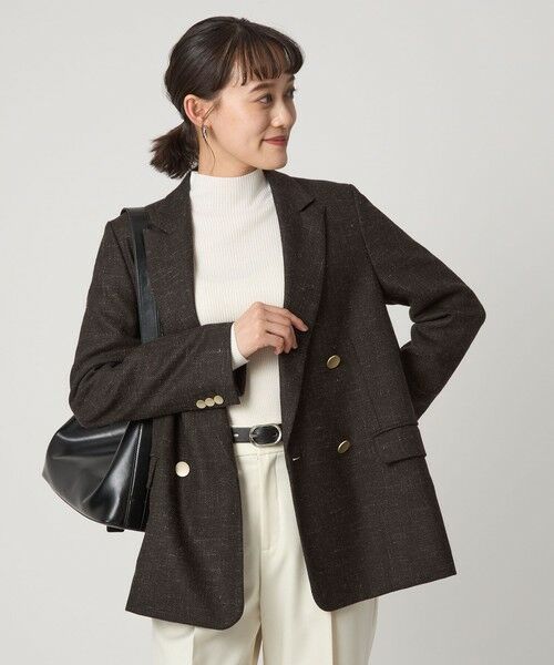 green label relaxing / グリーンレーベル リラクシング テーラードジャケット | ［size SHORTあり］スラブ ダブル ジャケット | 詳細19
