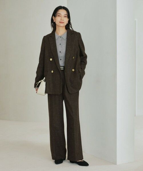 green label relaxing / グリーンレーベル リラクシング テーラードジャケット | ［size SHORTあり］スラブ ダブル ジャケット | 詳細16