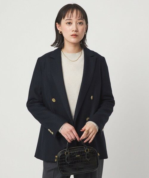 green label relaxing / グリーンレーベル リラクシング テーラードジャケット | ［size SHORTあり］スラブ ダブル ジャケット | 詳細23