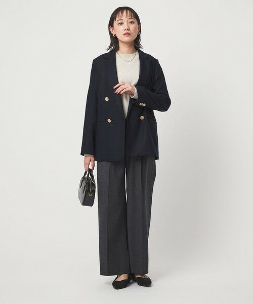 green label relaxing / グリーンレーベル リラクシング テーラードジャケット | ［size SHORTあり］スラブ ダブル ジャケット | 詳細25