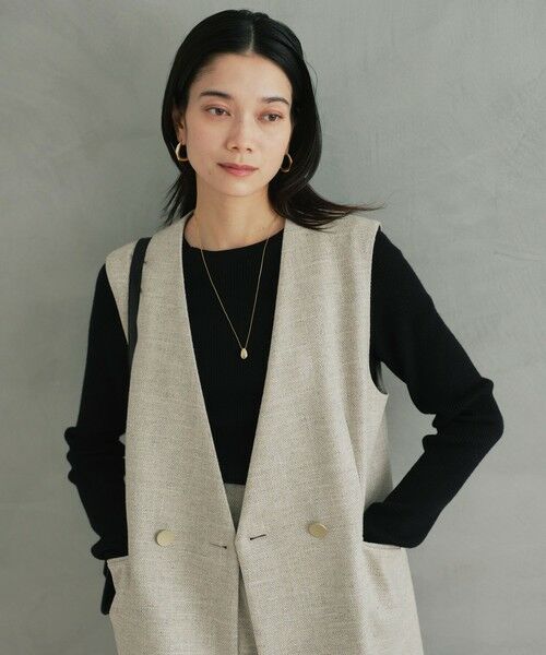 green label relaxing / グリーンレーベル リラクシング ベスト | スラブ ジレ | 詳細3