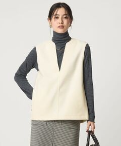green label relaxing / グリーンレーベル リラクシング ベスト | アッシュクジャージー Vネック ベスト ウォッシャブル