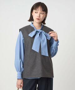green label relaxing / グリーンレーベル リラクシング ベスト | アッシュクジャージー Vネック ベスト ウォッシャブル