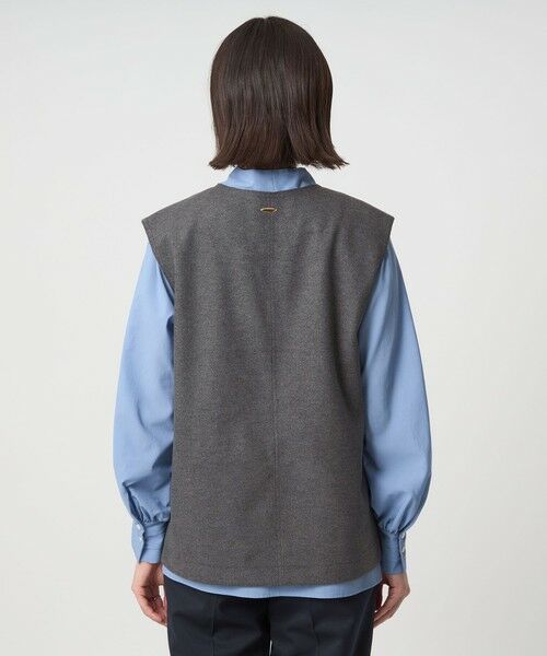 green label relaxing / グリーンレーベル リラクシング ベスト | アッシュクジャージー Vネック ベスト ウォッシャブル | 詳細16