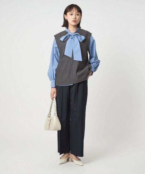 green label relaxing / グリーンレーベル リラクシング ベスト | アッシュクジャージー Vネック ベスト ウォッシャブル | 詳細12