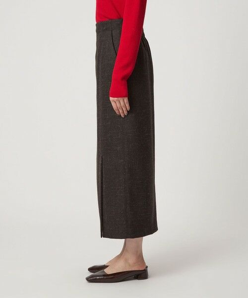 green label relaxing / グリーンレーベル リラクシング ロング・マキシ丈スカート | ［size SHORTあり］スラブ サイド スリット タイト スカート | 詳細16