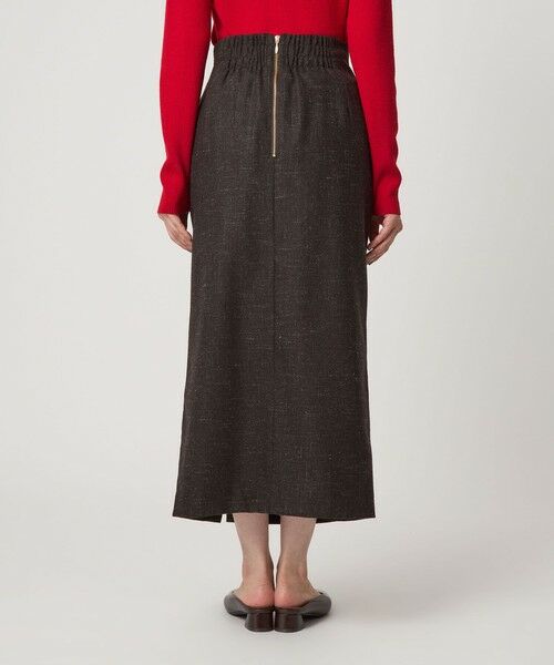 green label relaxing / グリーンレーベル リラクシング ロング・マキシ丈スカート | ［size SHORTあり］スラブ サイド スリット タイト スカート | 詳細17