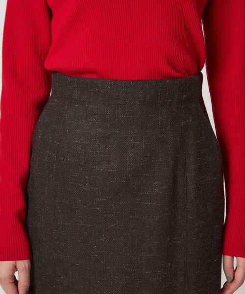 green label relaxing / グリーンレーベル リラクシング ロング・マキシ丈スカート | ［size SHORTあり］スラブ サイド スリット タイト スカート | 詳細18