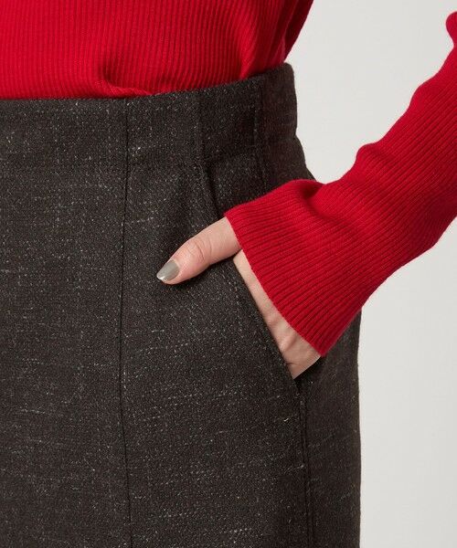 green label relaxing / グリーンレーベル リラクシング ロング・マキシ丈スカート | ［size SHORTあり］スラブ サイド スリット タイト スカート | 詳細19