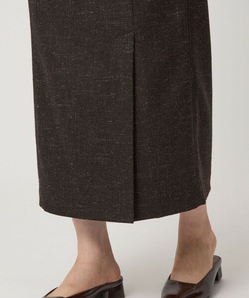 green label relaxing / グリーンレーベル リラクシング ロング・マキシ丈スカート | ［size SHORTあり］スラブ サイド スリット タイト スカート | 詳細20