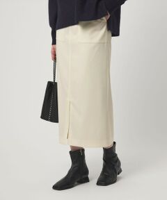 green label relaxing / グリーンレーベル リラクシング ロング・マキシ丈スカート | ［size SHORT/TALLあり］キチントボトムス サキソニー Iライン スリム スカート