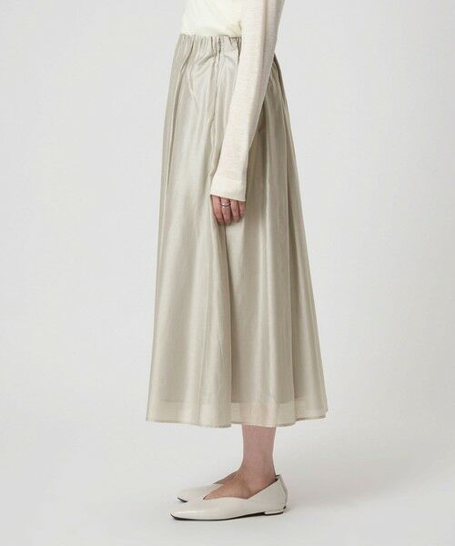 green label relaxing / グリーンレーベル リラクシング ロング・マキシ丈スカート | ［size SHORTあり］チンツシアー ギャザー スカート | 詳細6