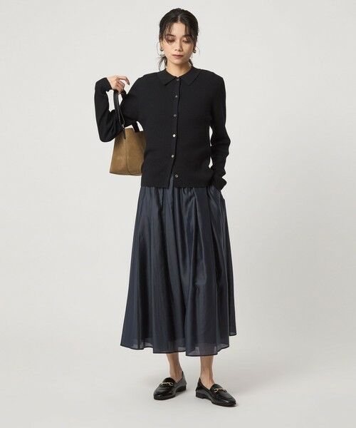 green label relaxing / グリーンレーベル リラクシング ロング・マキシ丈スカート | ［size SHORTあり］チンツシアー ギャザー スカート | 詳細23