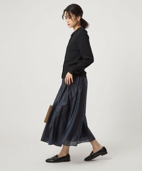 green label relaxing / グリーンレーベル リラクシング ロング・マキシ丈スカート | ［size SHORTあり］チンツシアー ギャザー スカート | 詳細24