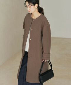 green label relaxing / グリーンレーベル リラクシング その他アウター | ［size SHORTあり］SENTDALE WOOL セントデールウール ノーカラー コート