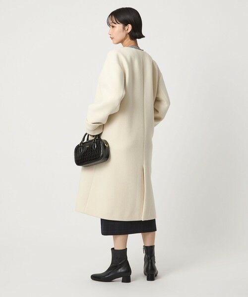 green label relaxing / グリーンレーベル リラクシング その他アウター | ［size SHORTあり］SENTDALE WOOL セントデールウール ノーカラー コート | 詳細4