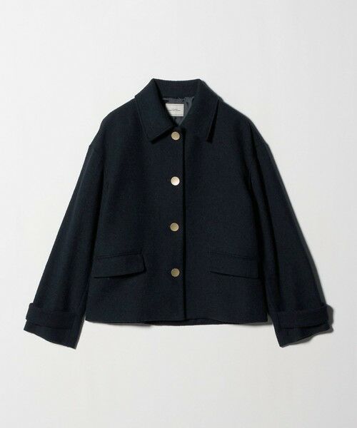 green label relaxing / グリーンレーベル リラクシング その他アウター | ヘリンボーン 襟付き ショート ジャケット コート | 詳細7