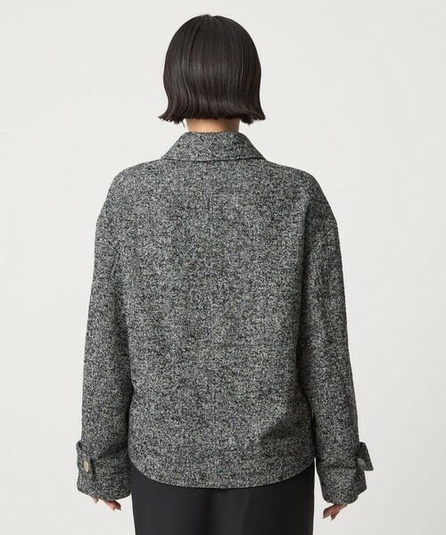 green label relaxing / グリーンレーベル リラクシング その他アウター | ヘリンボーン 襟付き ショート ジャケット コート | 詳細25