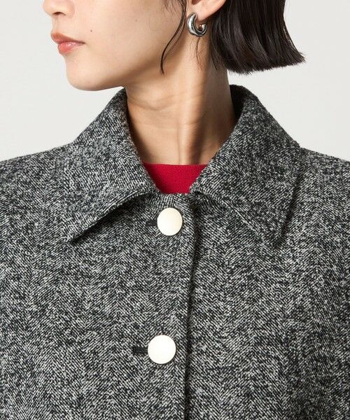 green label relaxing / グリーンレーベル リラクシング その他アウター | ヘリンボーン 襟付き ショート ジャケット コート | 詳細26
