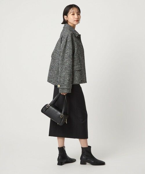 green label relaxing / グリーンレーベル リラクシング その他アウター | ヘリンボーン 襟付き ショート ジャケット コート | 詳細22