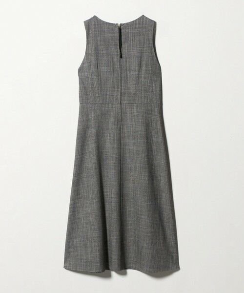 green label relaxing / グリーンレーベル リラクシング ロング・マキシ丈ワンピース | ［size SHORTあり］TWEEDY  ツイーディー Vネック フレア ジャンパースカート | 詳細13