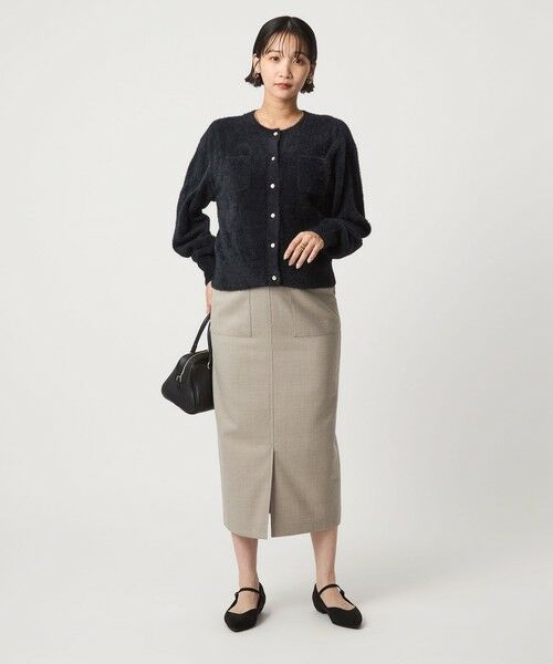 green label relaxing / グリーンレーベル リラクシング カーディガン・ボレロ | フラッフ フェザーヤーン ニット カーディガン | 詳細8