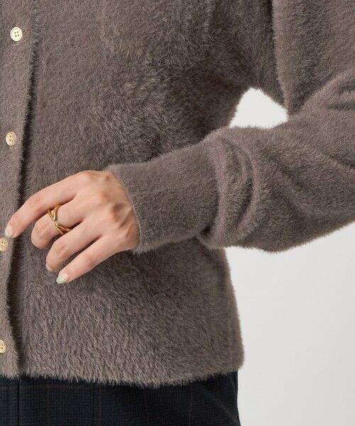 green label relaxing / グリーンレーベル リラクシング カーディガン・ボレロ | フラッフ フェザーヤーン ニット カーディガン | 詳細19