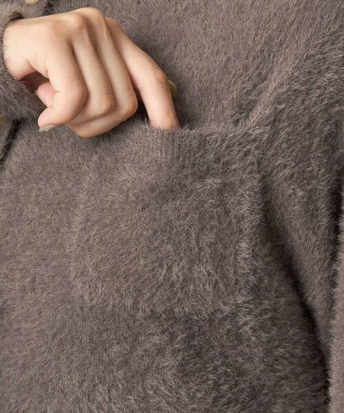 green label relaxing / グリーンレーベル リラクシング カーディガン・ボレロ | フラッフ フェザーヤーン ニット カーディガン | 詳細21