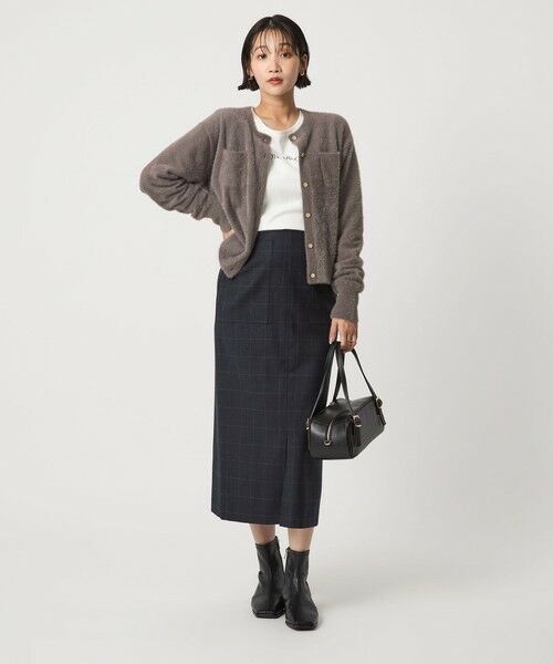 green label relaxing / グリーンレーベル リラクシング カーディガン・ボレロ | フラッフ フェザーヤーン ニット カーディガン | 詳細14