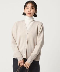 green label relaxing / グリーンレーベル リラクシング カーディガン・ボレロ | ウール スムース Vネック カーディガン ウォッシャブル