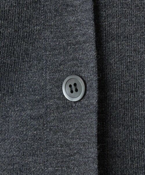 green label relaxing / グリーンレーベル リラクシング カーディガン・ボレロ | ウール スムース Vネック カーディガン ウォッシャブル | 詳細8