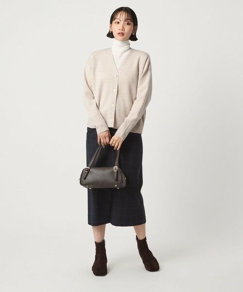 green label relaxing / グリーンレーベル リラクシング カーディガン・ボレロ | ウール スムース Vネック カーディガン ウォッシャブル | 詳細15