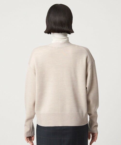 green label relaxing / グリーンレーベル リラクシング カーディガン・ボレロ | ウール スムース Vネック カーディガン ウォッシャブル | 詳細19