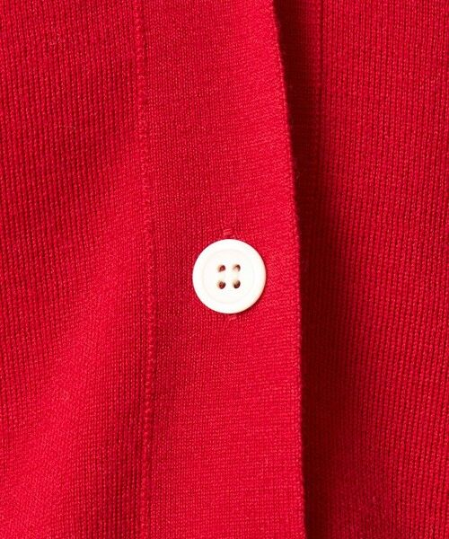 green label relaxing / グリーンレーベル リラクシング カーディガン・ボレロ | ウール スムース Vネック カーディガン ウォッシャブル | 詳細27