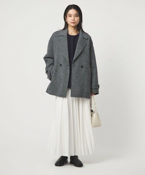 green label relaxing / グリーンレーベル リラクシング カーディガン・ボレロ | ［size SHORTあり］FOXブレンド セッケツ ノーカラー カーディガン | 詳細21