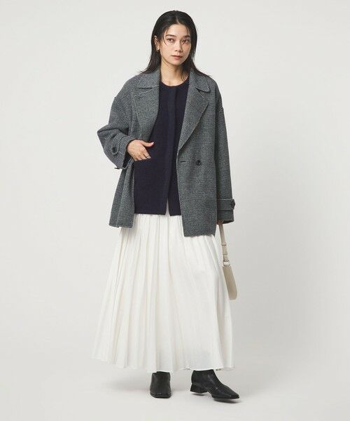 green label relaxing / グリーンレーベル リラクシング カーディガン・ボレロ | ［size SHORTあり］FOXブレンド セッケツ ノーカラー カーディガン | 詳細22