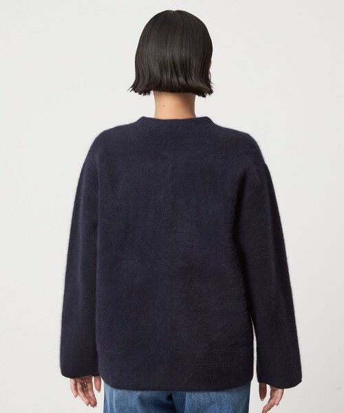 green label relaxing / グリーンレーベル リラクシング カーディガン・ボレロ | ［size SHORTあり］FOXブレンド セッケツ ノーカラー カーディガン | 詳細26