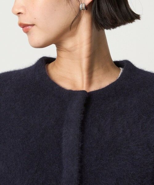 green label relaxing / グリーンレーベル リラクシング カーディガン・ボレロ | ［size SHORTあり］FOXブレンド セッケツ ノーカラー カーディガン | 詳細27