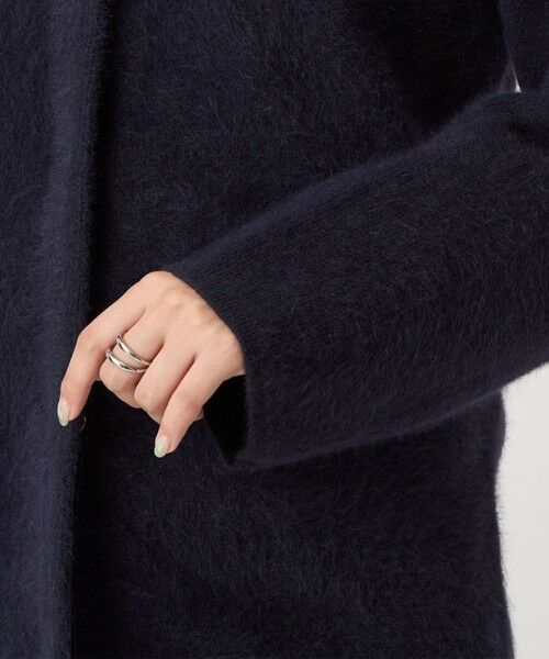 green label relaxing / グリーンレーベル リラクシング カーディガン・ボレロ | ［size SHORTあり］FOXブレンド セッケツ ノーカラー カーディガン | 詳細28