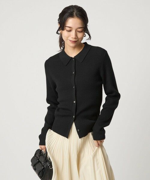 green label relaxing / グリーンレーベル リラクシング カーディガン・ボレロ | ウール エリツキ ニット カーディガン ウォッシャブル | 詳細1