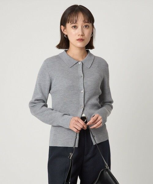 green label relaxing / グリーンレーベル リラクシング カーディガン・ボレロ | ウール エリツキ ニット カーディガン ウォッシャブル | 詳細11