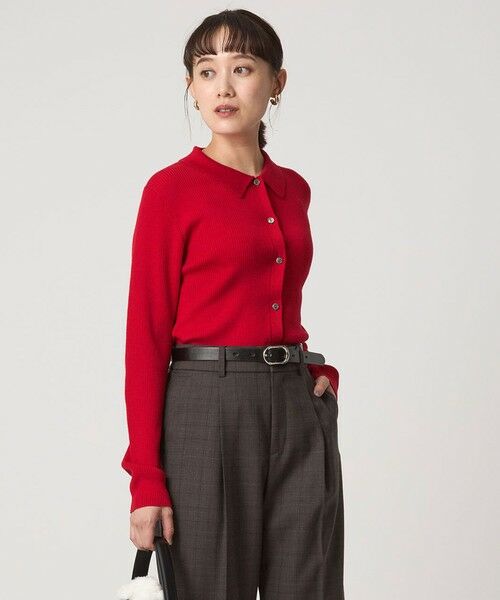 green label relaxing / グリーンレーベル リラクシング カーディガン・ボレロ | ウール エリツキ ニット カーディガン ウォッシャブル | 詳細23