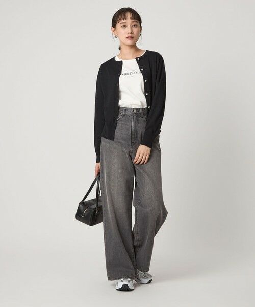 green label relaxing / グリーンレーベル リラクシング カーディガン・ボレロ | ウール クルーネック カーディガン ウォッシャブル | 詳細5