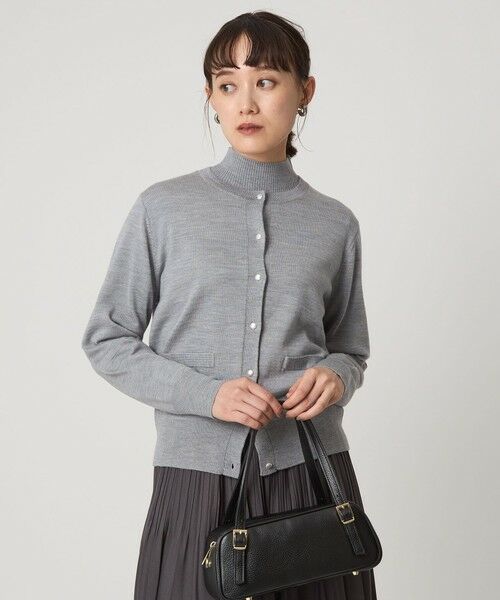 green label relaxing / グリーンレーベル リラクシング カーディガン・ボレロ | ウール クルーネック カーディガン ウォッシャブル | 詳細10