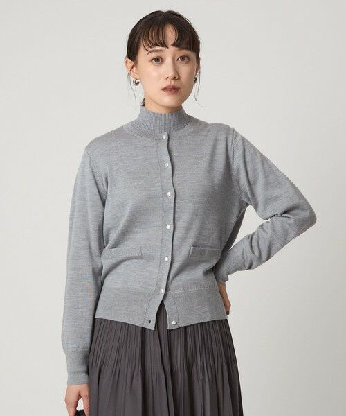green label relaxing / グリーンレーベル リラクシング カーディガン・ボレロ | ウール クルーネック カーディガン ウォッシャブル | 詳細11