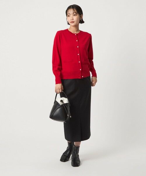 green label relaxing / グリーンレーベル リラクシング カーディガン・ボレロ | ウール クルーネック カーディガン ウォッシャブル | 詳細21