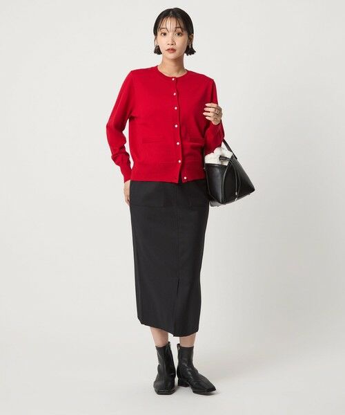 green label relaxing / グリーンレーベル リラクシング カーディガン・ボレロ | ウール クルーネック カーディガン ウォッシャブル | 詳細22